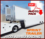 Rico Abreu - T&E Sprint Car Trailer