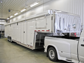 Tom Lincoln and Jerry Jahnsens T&E 45' Gooseneck Trailer