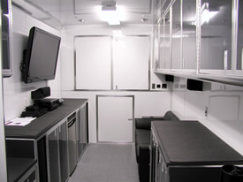 Brent Kolada T&E 53' Gooseneck Trailer - Interior View