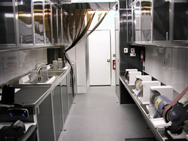 Brent Kolada T&E 53' Gooseneck Trailer - Interior View