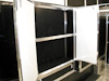 Kahne Racing T&E 53' Semi Sprint Trailer - Interior View - Storage Cabinets