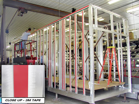 View of Wall Stud Preparation