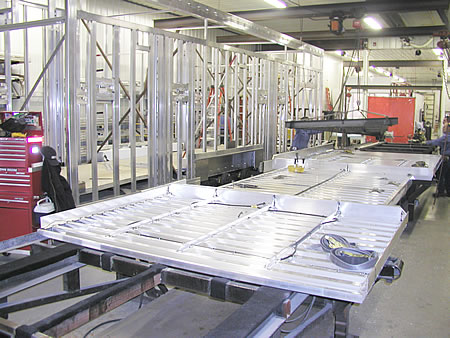 View of  T&E Trailer Frame