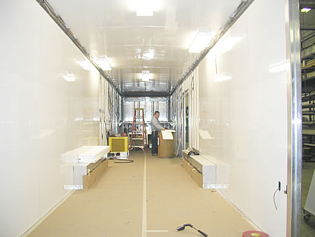 View of  Trailer Wall Insulation