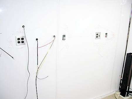 View of  Trailer Wall Insulation