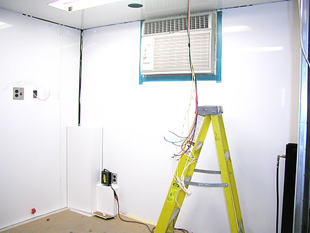 View of  Trailer A/C  Installation