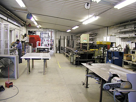 View of Custom Fabrication Shop