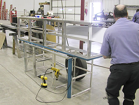 View of Custom Fabrication Shop