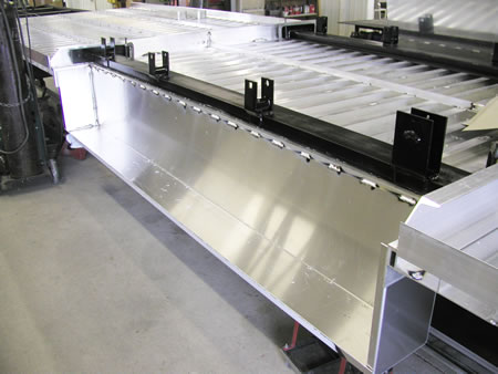 View of  T&E Trailer Frame