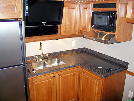 View of Custom Door and Cabinetry Shop